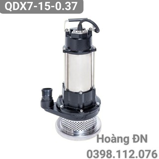 MÁY BƠM CHÌM NHẬT BẢN  [QDX7-15-0.37] CẤP THOÁT NƯỚC, CÔNG SUẤT 340W