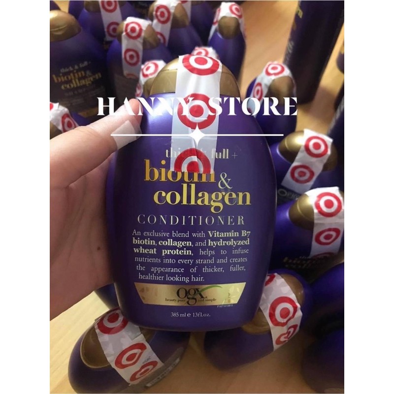 DẦU GỘI XẢ Biotin & Collagen (385ml)