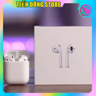 Tai Nghe Bluetooth Airpods 2 TWS Định Vị- Đổi Tên- Sạc Không Dây - Tháo Tai Dừng Nhạc Phiên Bản Cao Cấp
