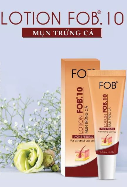 Fob Kem chấm mụn Lotion 10