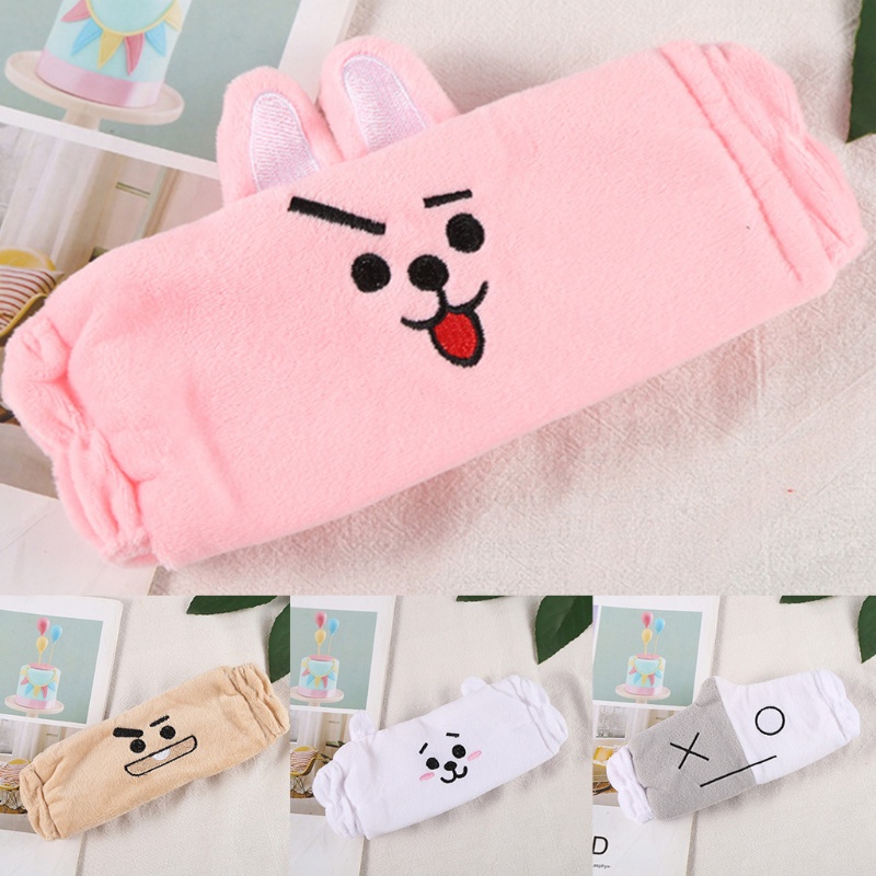 Băng Đô Vải Lông Xù Kiểu Hoạt Hình Đáng Yêu Cho Bé Gái