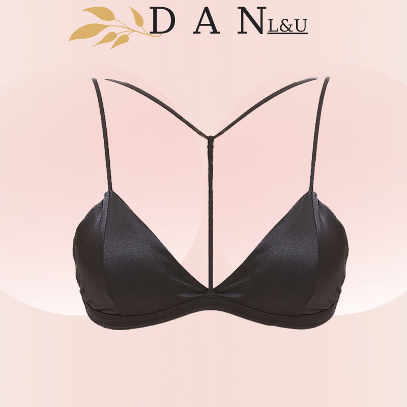 Áo Ngực Cài Sau Phi Bóng Satin Chữ Y Quyến Rũ Cực Xinh Phái Đẹp DAN L&amp;U 9609