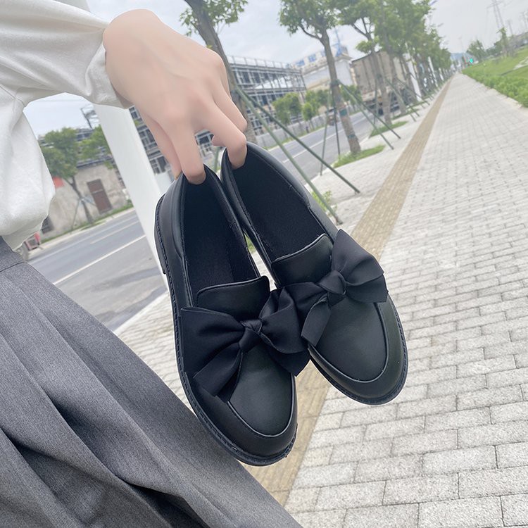 [ Mã 66CBSALE giảm 30K đơn 200K] Giày Nữ Nam Triều Giày mũi mũi nhọn Giày búp bê Anh giày da | BigBuy360 - bigbuy360.vn