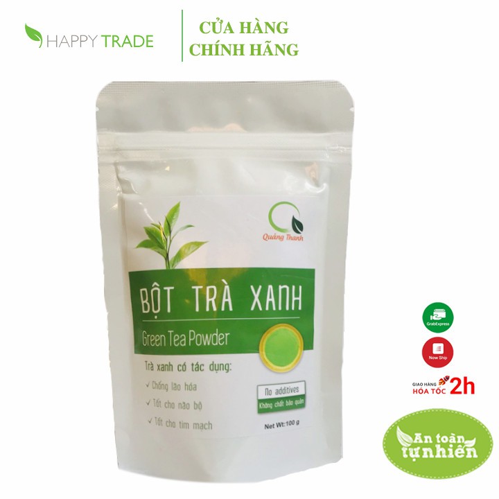 Bột trà xanh nguyên chất Quảng Thanh 100g