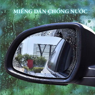 Miếng dán chống nước gương chiếu hậu ô tô 135x95 mm
