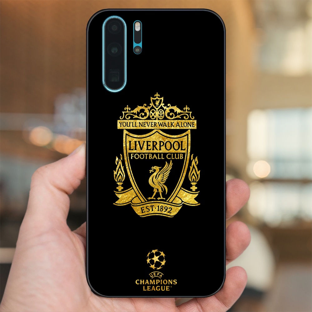 Ốp lưng Huawei P30 Pro viền đen in hình Liverpool FC