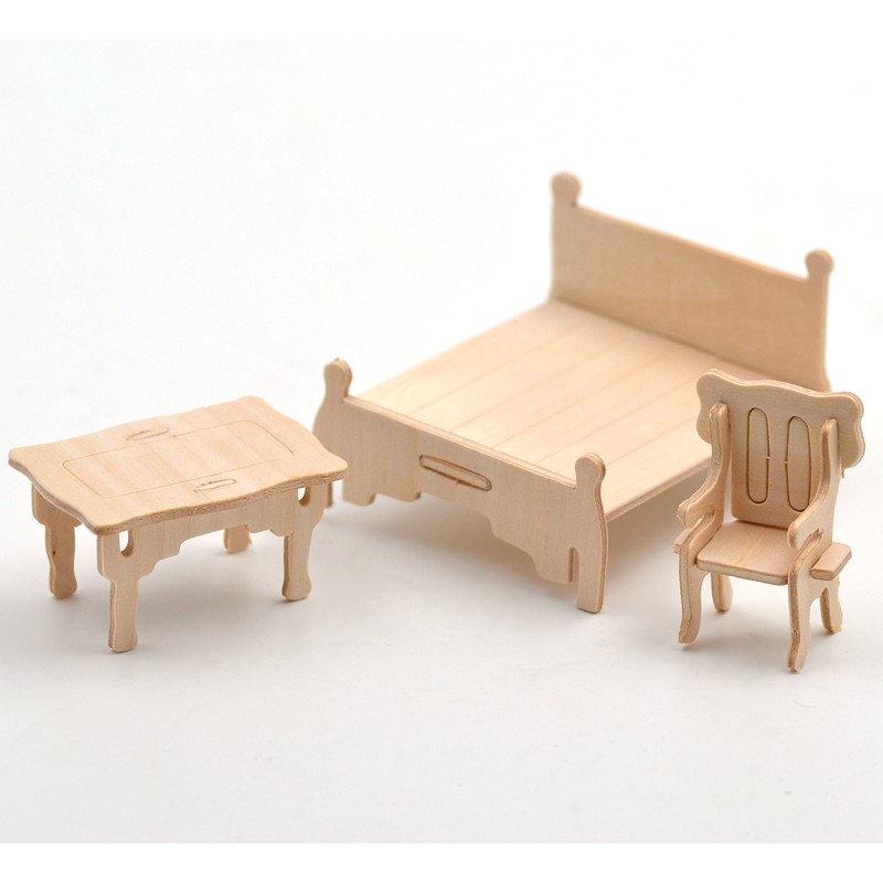 Mô hình lắp ghép gỗ phát triển kỷ năng cho bé 3d