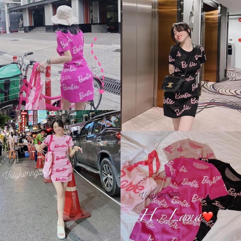 VÁY LEN SUÔNG CHỮ BANIER