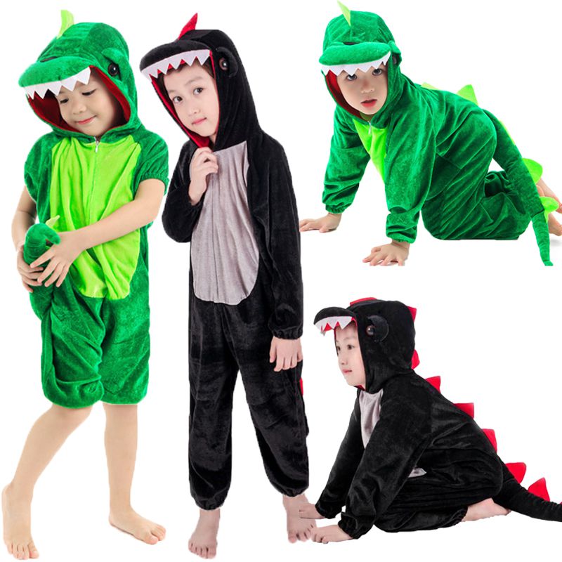 Trang phục áo liền quần hóa trang cá sấu khủng long thời trang unisex lạ mắt cho tiệc Halloween