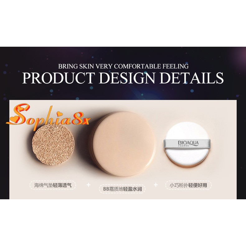 Phấn nước cao cấp che khuyết điểm Cushion Bioaqua