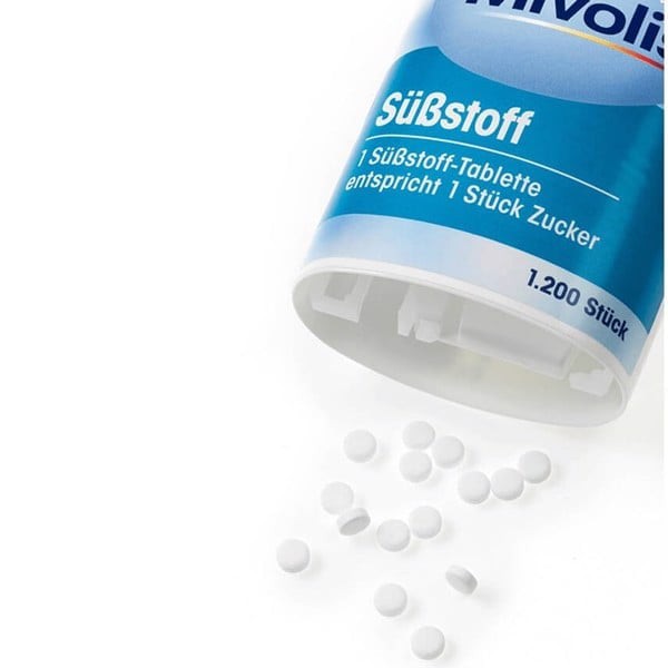 Đường ăn kiêng Mivolis của Đức hộp 1200 viên