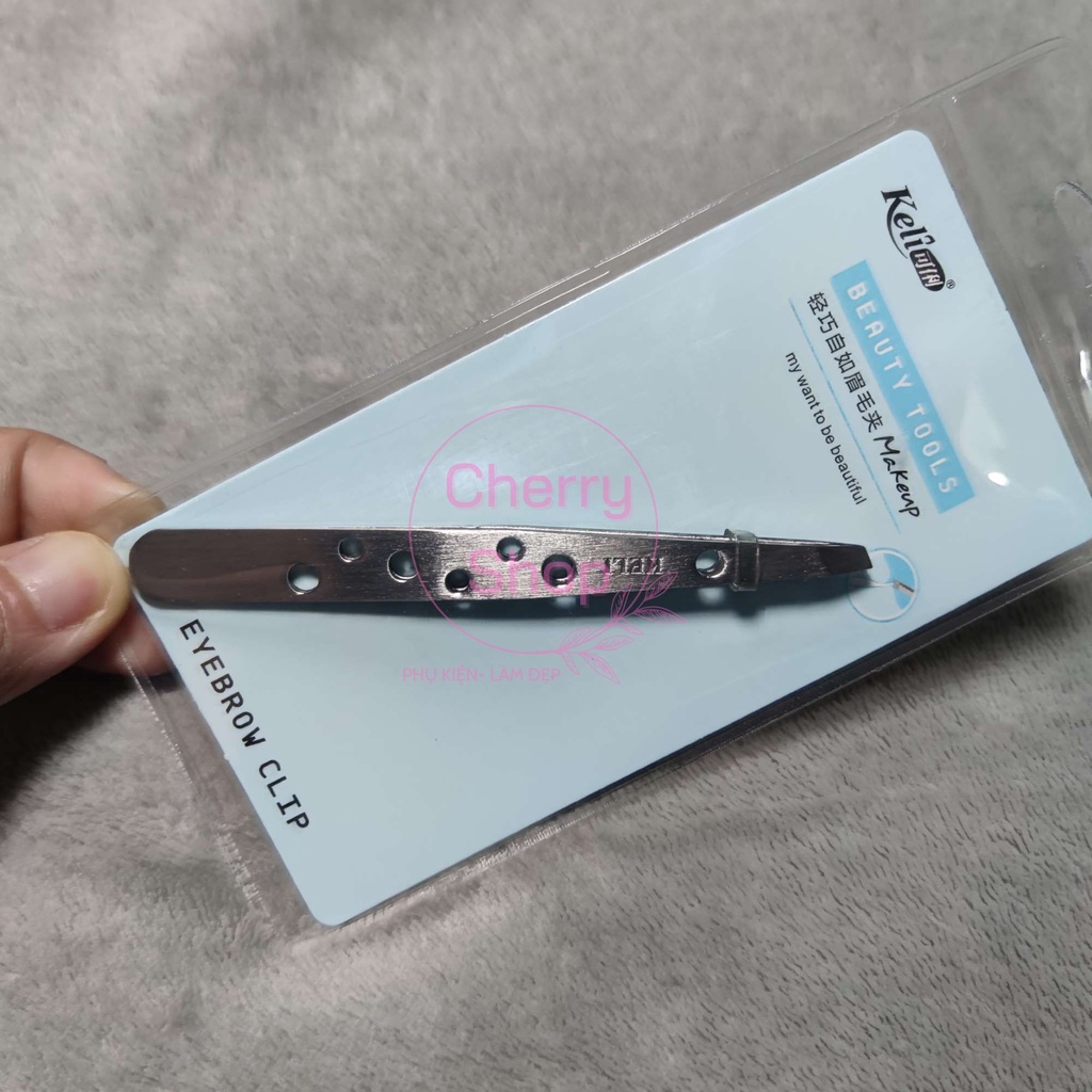 Nhíp Nhổ Lông Mài Nhíp Gắp Mi Giả Cao Cấp Keli