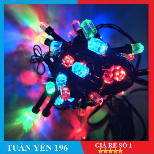 ⚡️giao hỏa tốc 2 h tại tphcm⚡️Dây Chớp Dài 8m 40 Bóng BÓNG LG Trang trí cây cối
