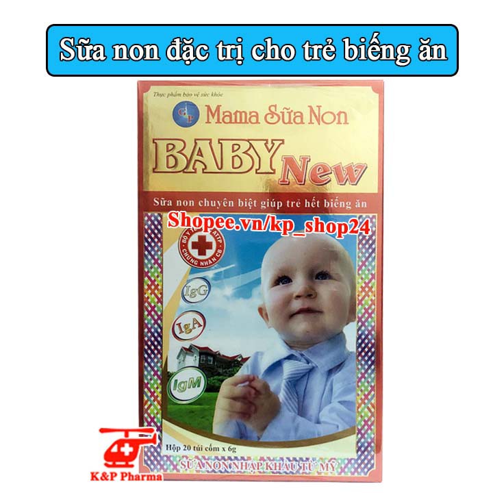 Mama sữa non Baby New G&P France Dùng cho trẻ biếng ăn, giúp ăn ngon