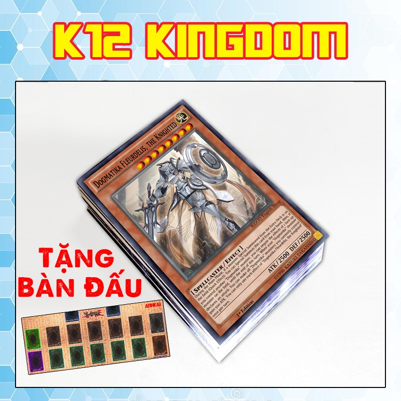 Bài Yugioh ❤️FREESHIP❤️ Thẻ bài Yugioh Dogmatika Invocked deck 54 lá