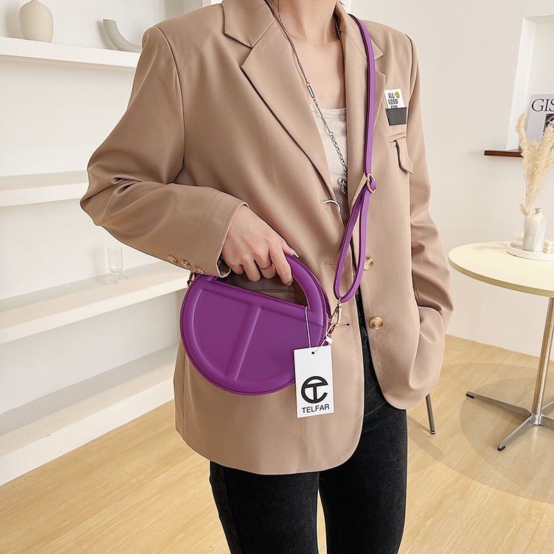 Túi Đeo Chéo Hình Tròn Nhỏ Phong Cách Âu Mỹ Thời Trang