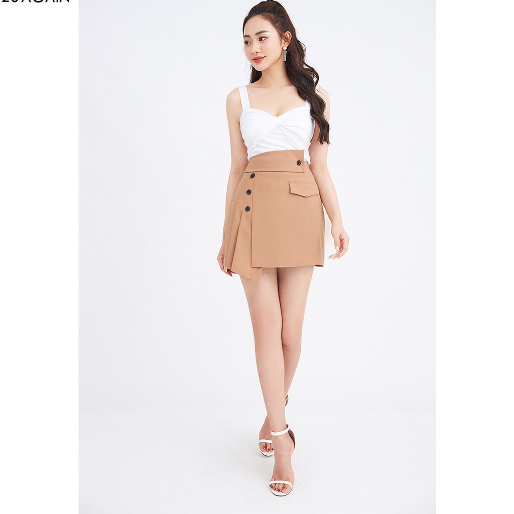 Áo thun 2 dây 92WEAR 4 màu, đủ size, xoắn nơ ngực ATA1130