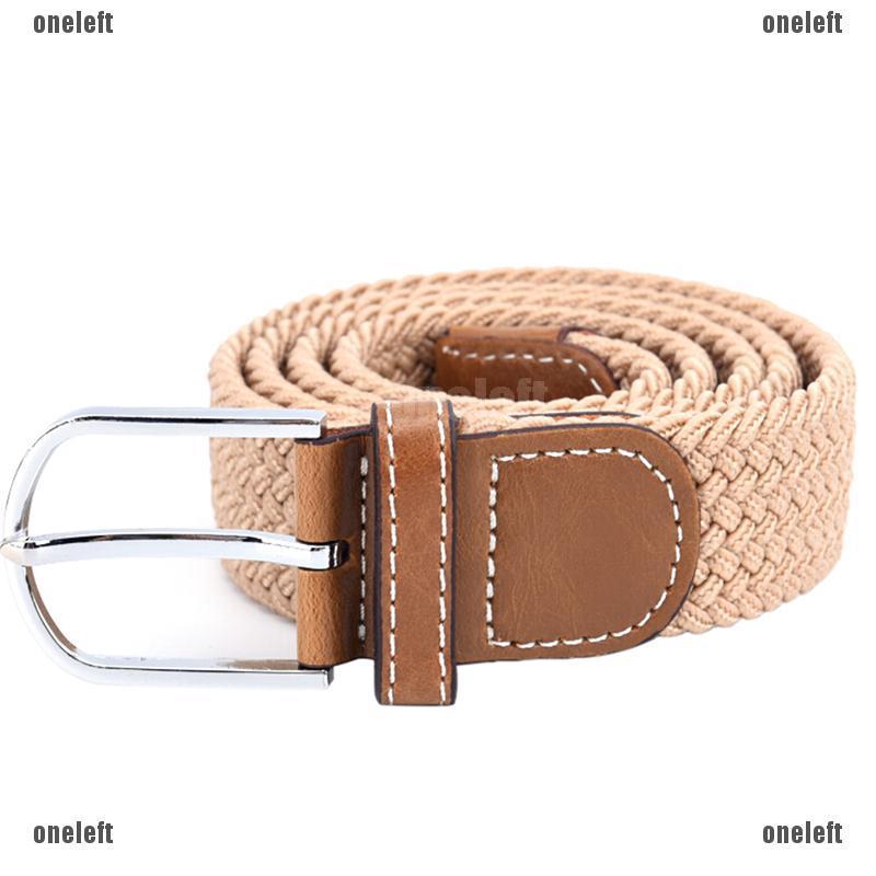 Thắt lưng vải dệt unisex giản dị và đa năng