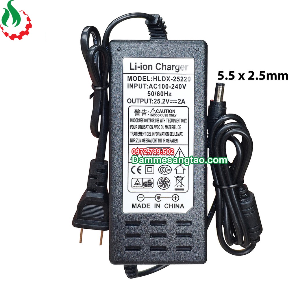 KPGR Sạc 6S 25.2V 2A dùng cho pin Li-ion 3.7V