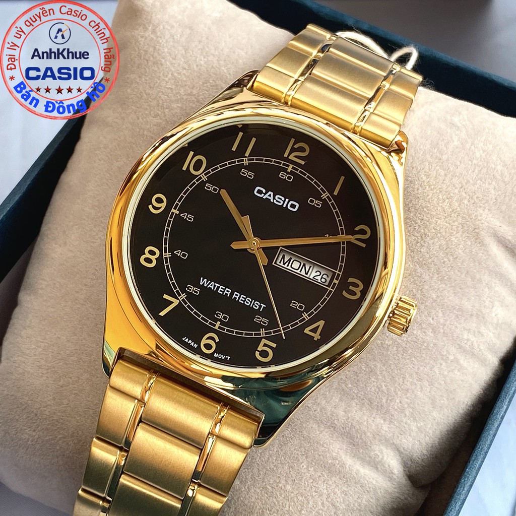 Đồng hồ nam Casio MTP-V006 MTP-V006D MTP-V006G MTP-V006SG bảo hành 1 năm chính hãng Anh Khuê dây thép | BigBuy360 - bigbuy360.vn