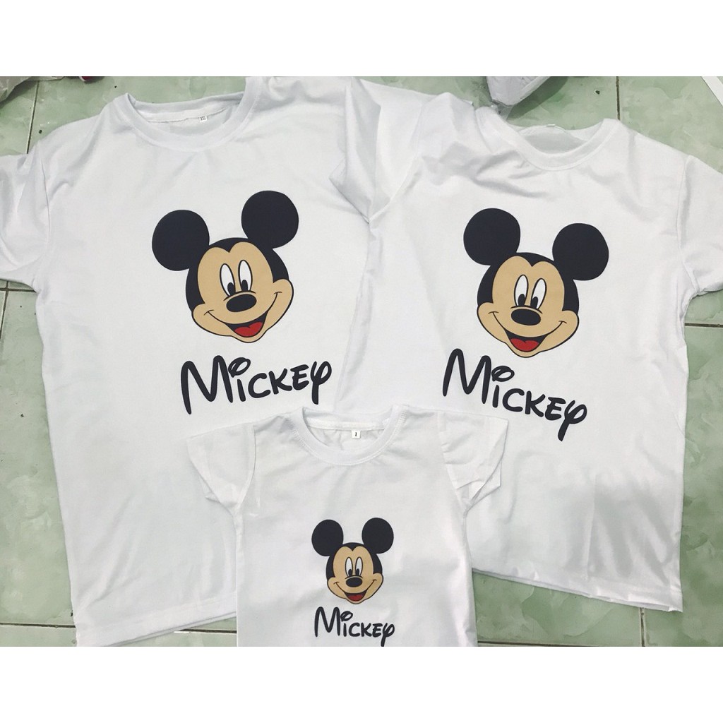 Áo Gia Đình ❤️ FREE SHIP ❤️ Áo Thun Mickey Đủ Size Cực Hot 🌟🌟🌟🌟🌟