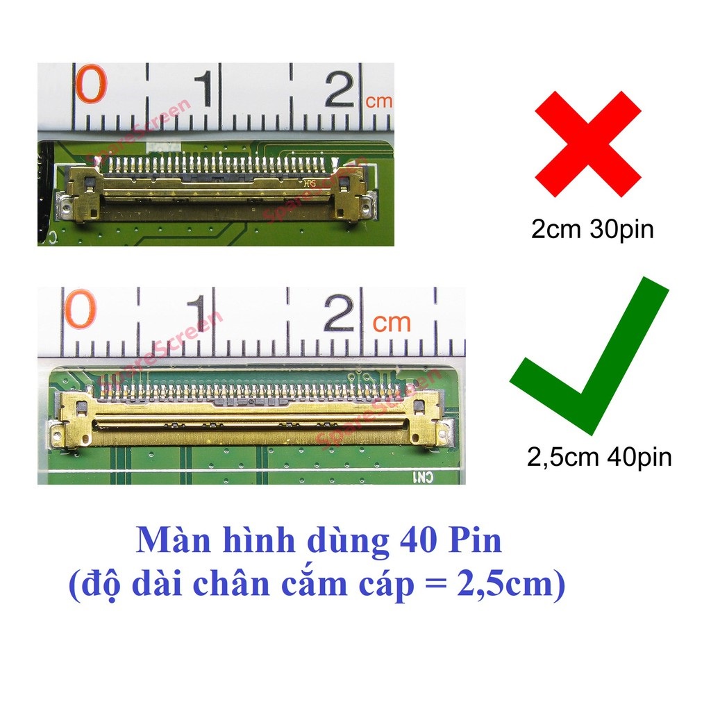 Màn hình laptop Asus K55 K55A K55V K55VD K55VS - hàng mới