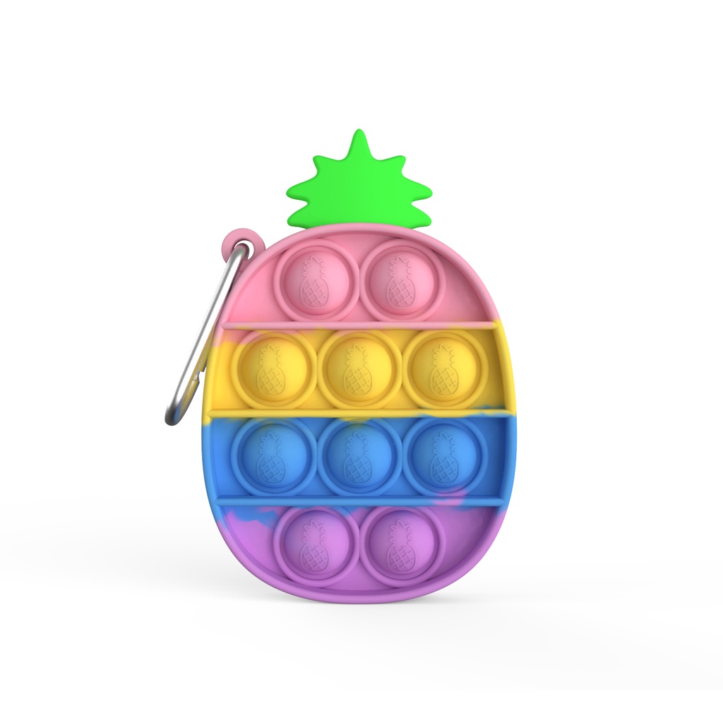 Push Pop It fidget Đồ Chơi Bóp Bong Bóng Hình Tròn Dùng Giảm Căng Thẳng Vui Nhộn Dành Cho Bé