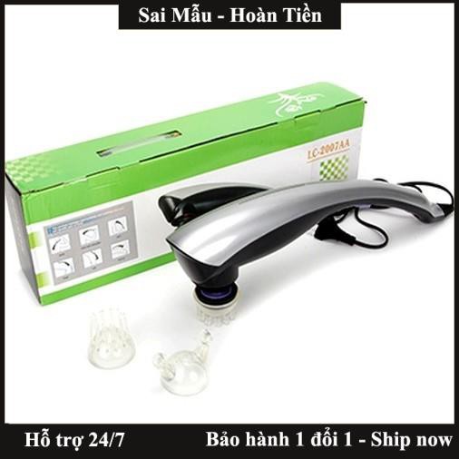 ✔️Máy massage toàn thân cá heo Energy King LC 2007AA 3 đầu xóa bóp đấm lưng, giảm đau thư giãn  - Bảo hành 12 tháng