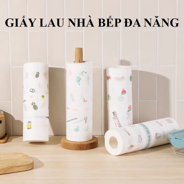 Cuộn khăn giấy lau đa năng, lau bếp, lau tay, có thể giặt được NPP G20shop