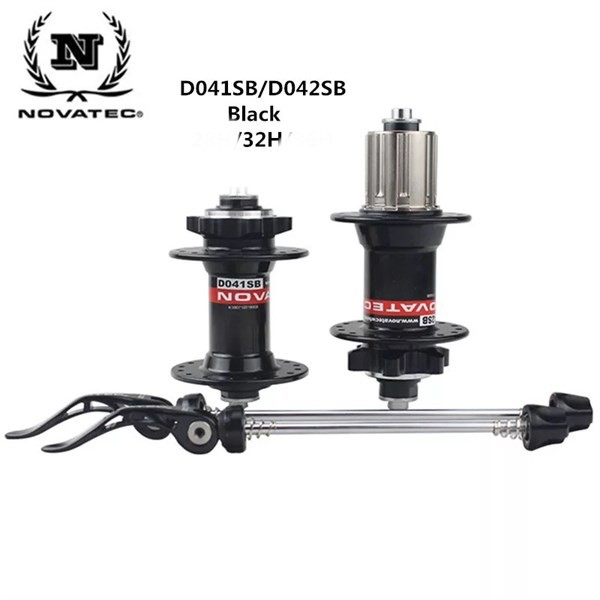 Hub Novatech D041 full bạc đạn màu đen 32 lỗ