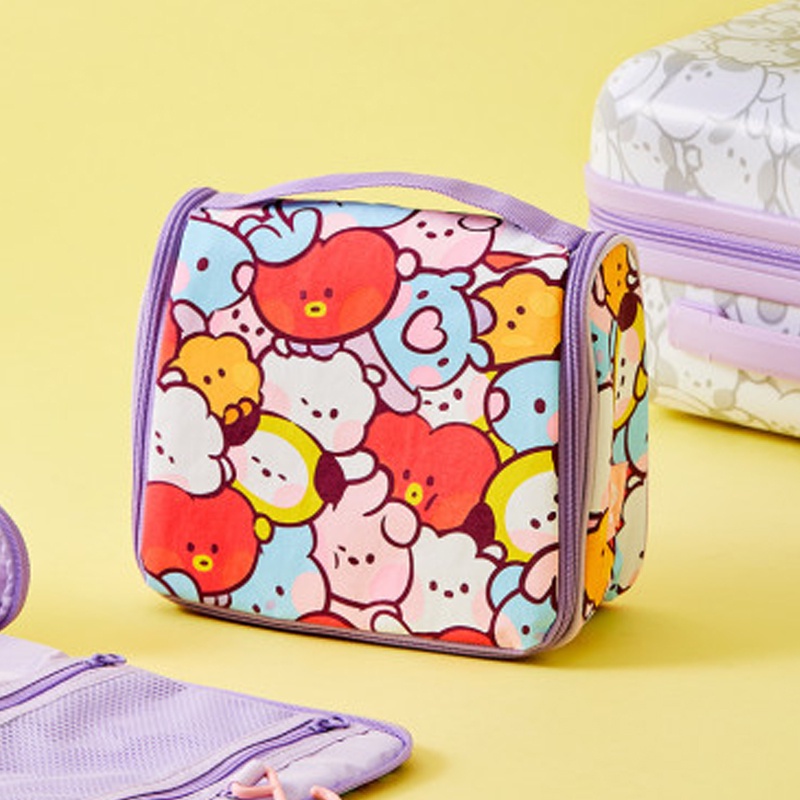 Túi đeo chéo đi du lịch hình BTS BT21 xinh xắn hàng chính hãng