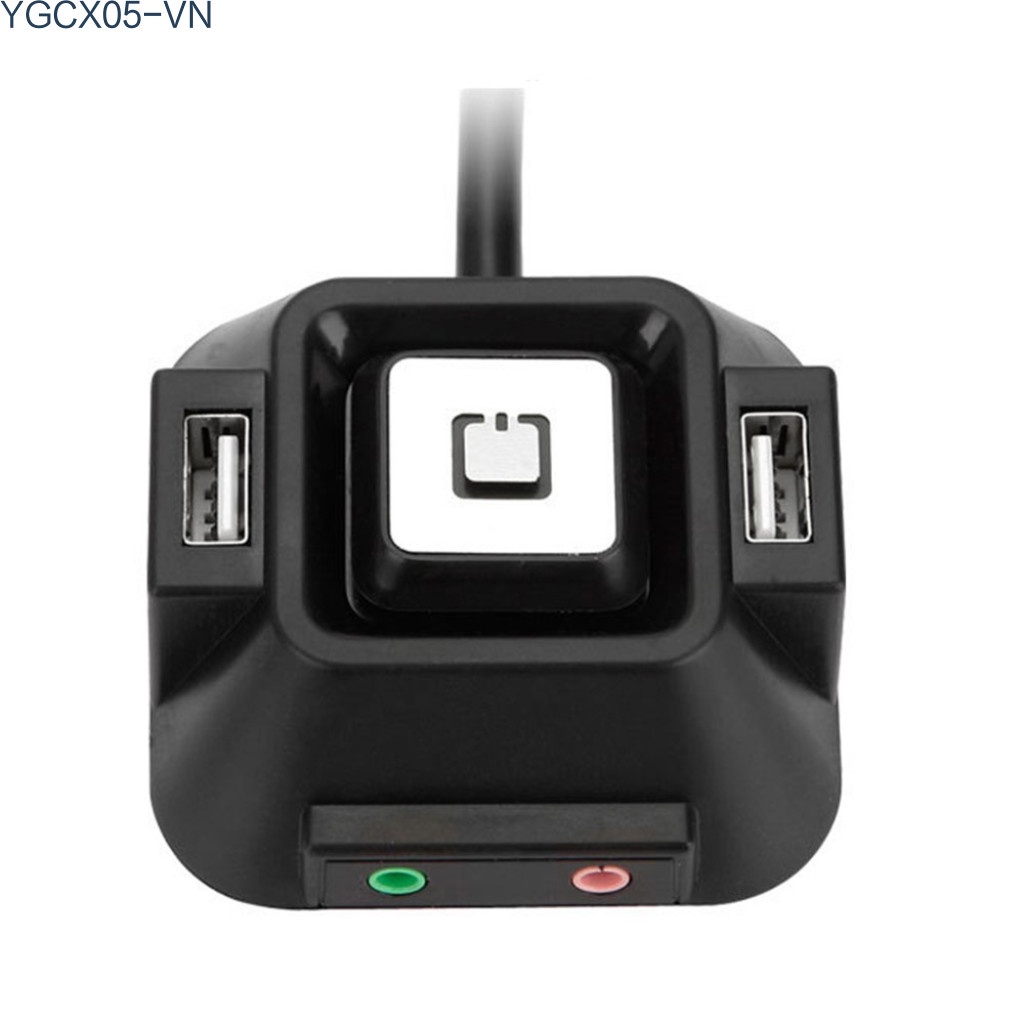 1.2m Computer Desktop Switch Computer PC Case Power Supply on/off Switch Extender Cable with Dual USB Port Dual Audio Plug | BigBuy360 - bigbuy360.vn