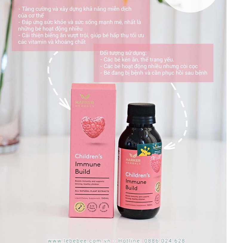 Siro tăng đề kháng Children's Immune Build Harker 150ml - New Zealand