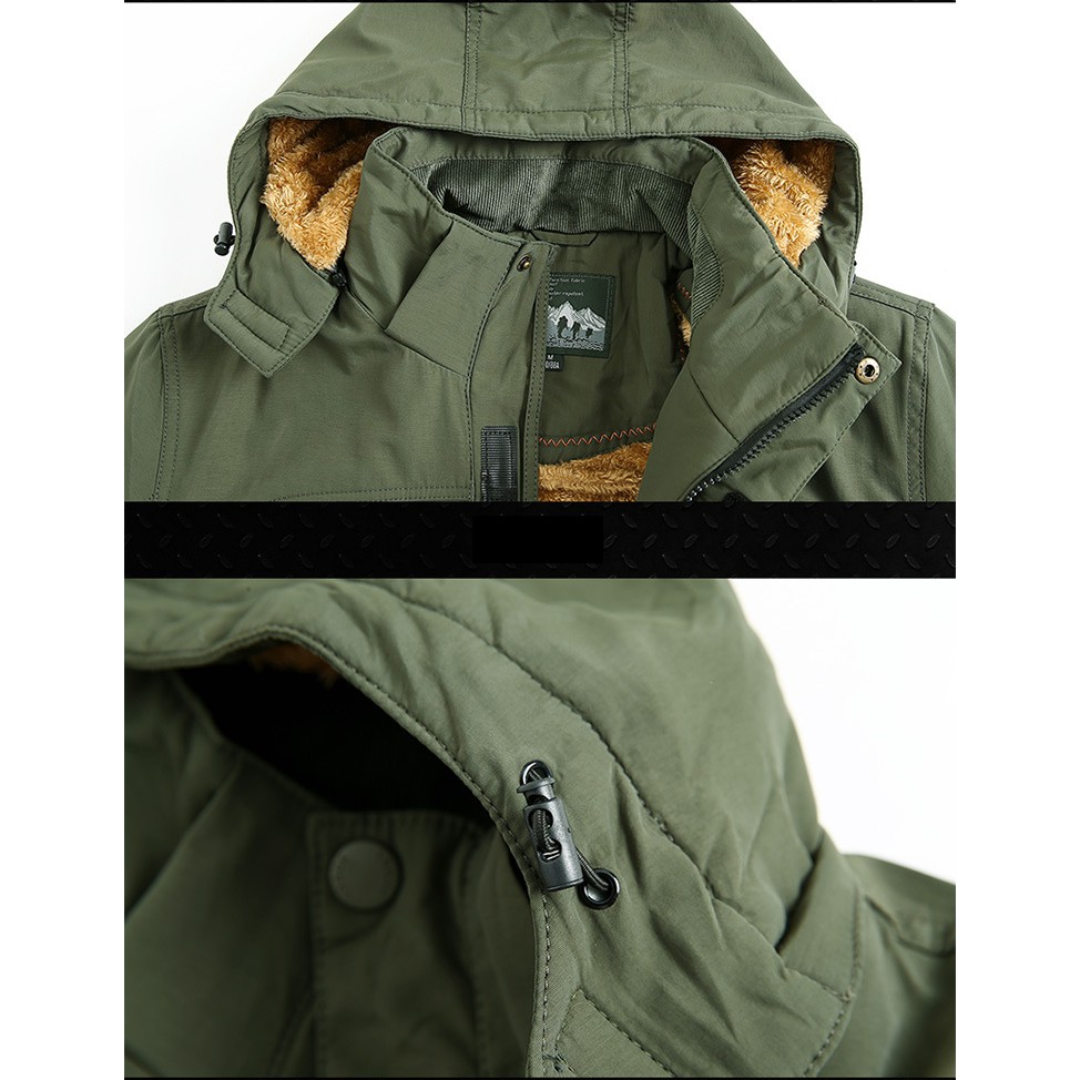 Áo khoác nam Jacket quân đội lót lông Cao Cấp