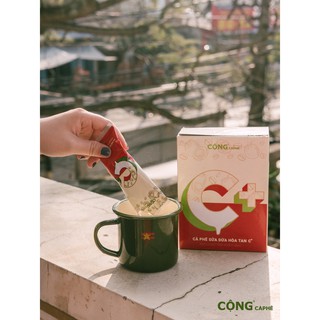 Cà phê Cốt dừa hoà tan C+ của Cộng Cà Phê (Hộp)