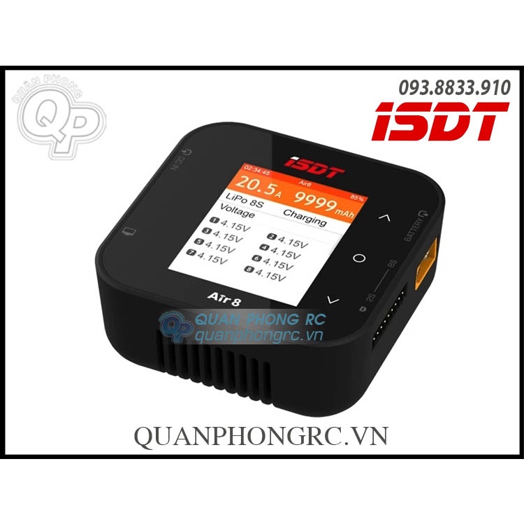 Sạc ISDT Air 8 500W 20A 1-8S Smart Charger