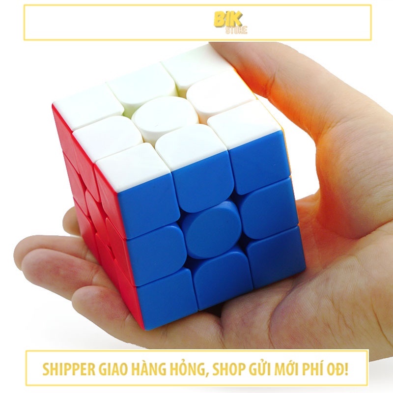 Rubik 3x3 Robik Stickerless Xoay Mượt , Lõi Cứng Cáp, Bền - SS3301