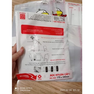 bọc sách vở hồng hà 17x24