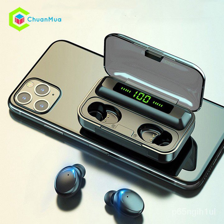 Tai Nghe Nhét Tai Bluetooth 5.0 Không Dây Nút Cảm Ứng (Chơi Game, Chống Ồn, Chống nước, Rảnh tay lái xe,...)