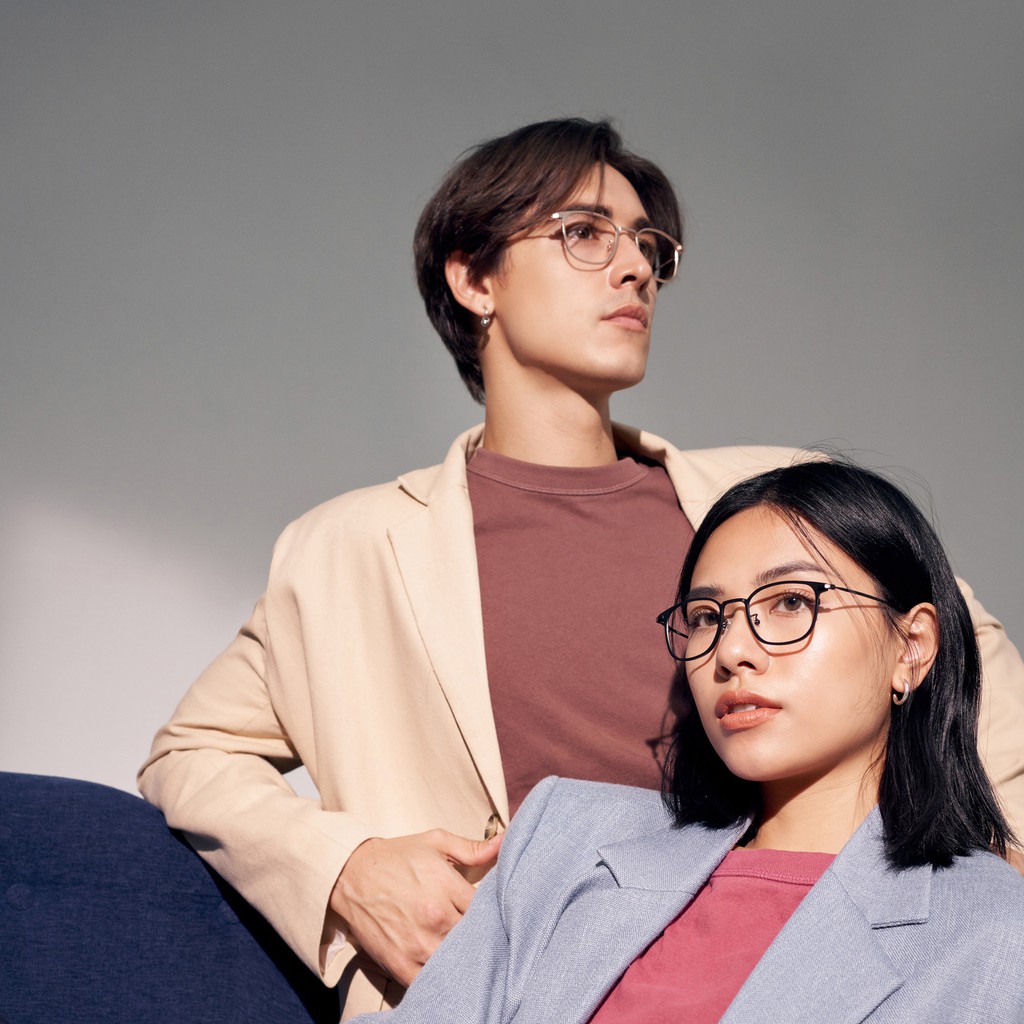 Gọng kính cao cấp nam nữ FARELLO Minuet mắt vuông kim loại cao cấp thanh mảnh thời trang | BigBuy360 - bigbuy360.vn