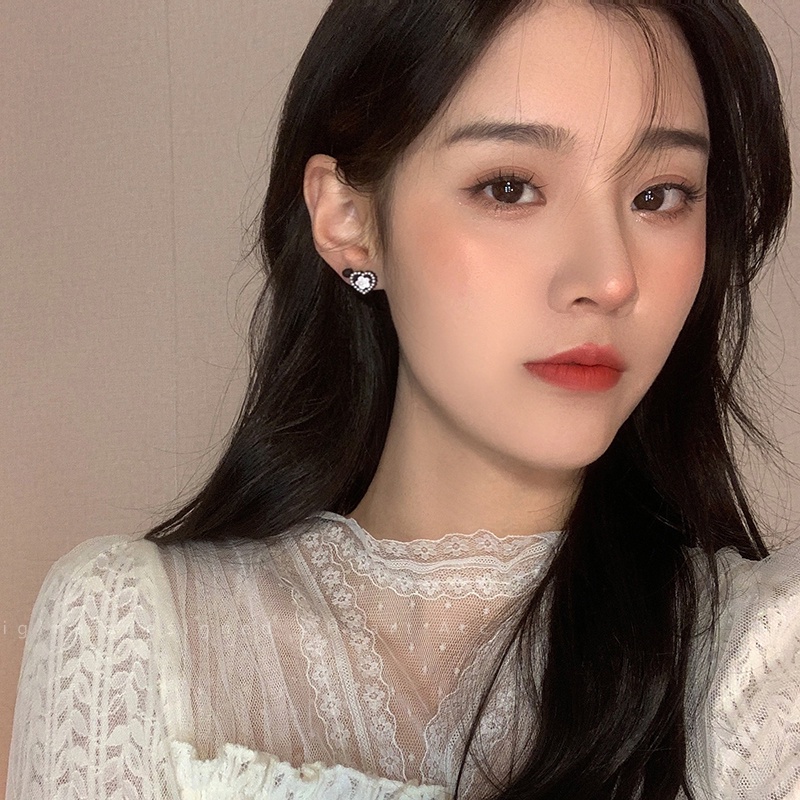 IF ME Bộ 3 Đôi Khuyên Tai Đính Ngọc Trai Kiểu Dáng Đơn Giản Cho Nữ