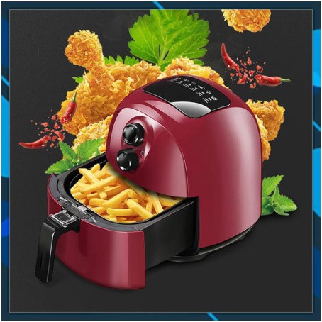 Nồi chiên không dầu nhập khẩu LATURE AIR FRYER Loại To, Giảm chất béo dầu mỡ, Đảm bảo sức khỏe.