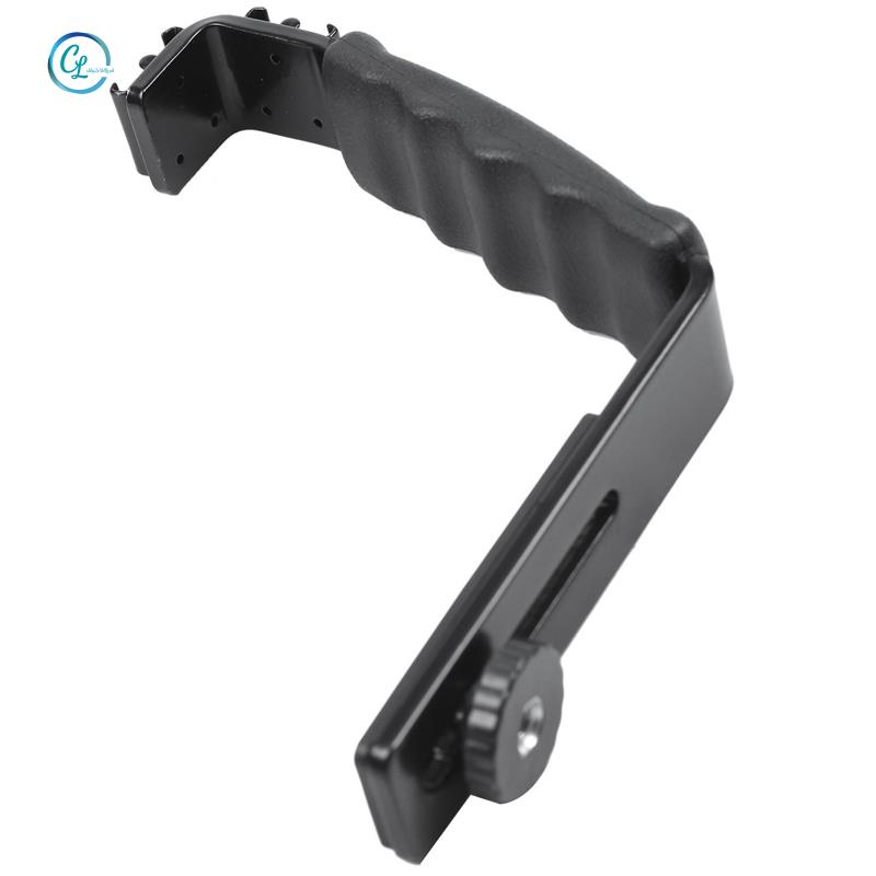 Tay cầm chữ L kèm 2 giá đỡ cho máy ảnh DSLR