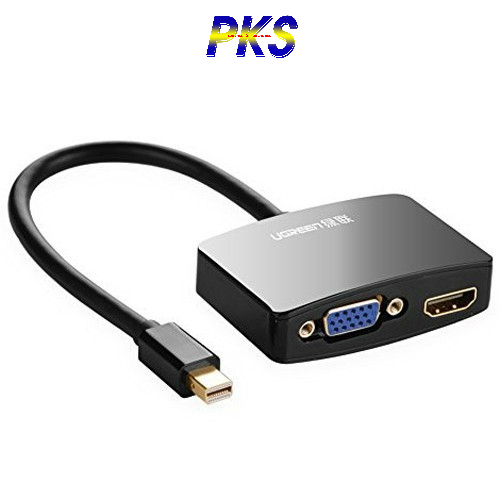 Cáp Mini Displayport To VGA + HDMI Cao Cấp Ugreen UG-10439