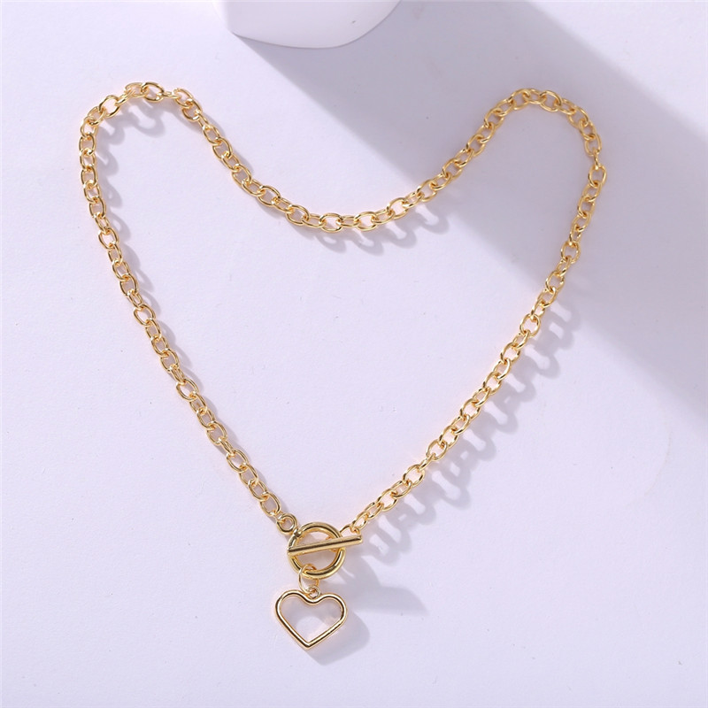 Hishop Dây Chuyền Choker Mặt Hình Trái Tim Phong Cách Cổ Điển