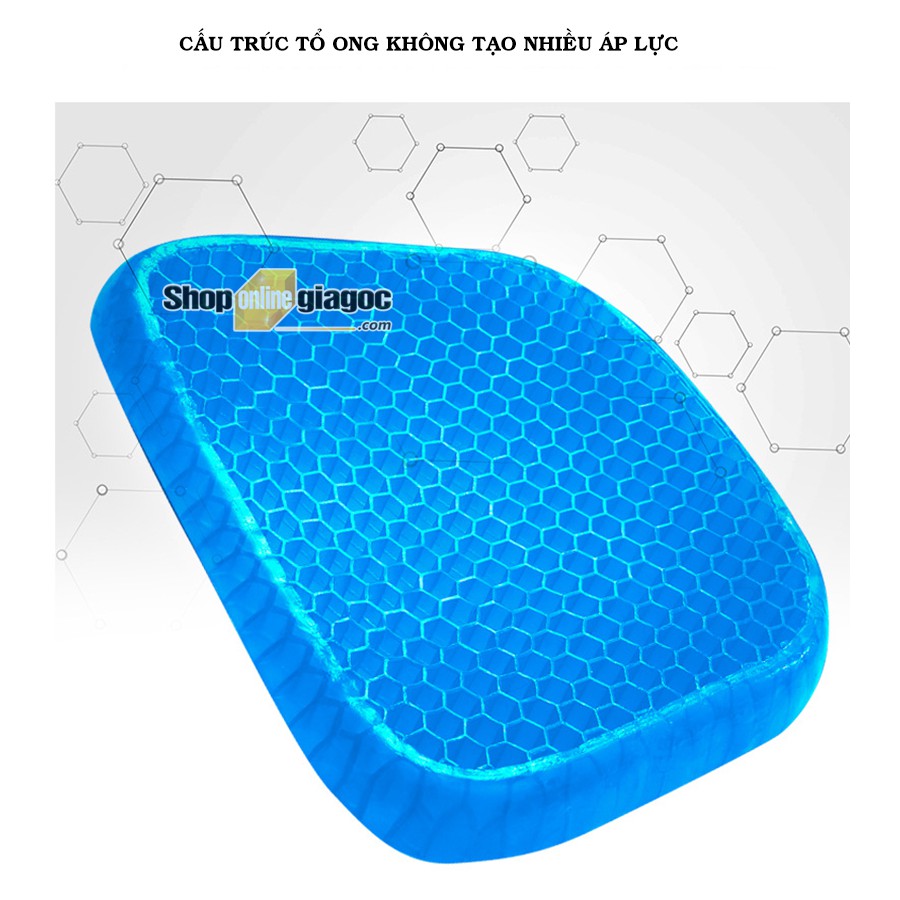 Đệm Lót Ghế Tổ Ong Silicone Gel