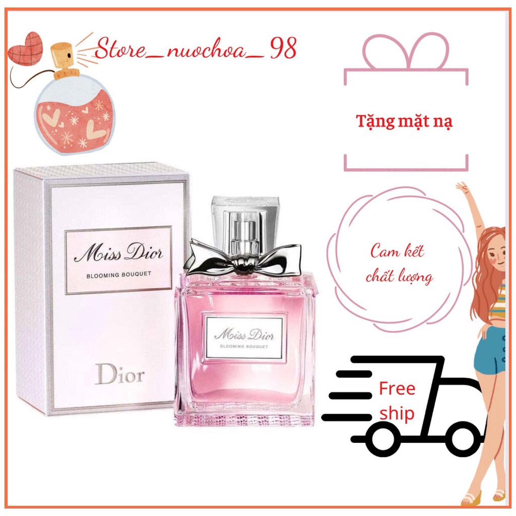 Nước Hoa Nữ Dior Miss Dior EDT, 100ml Hương Thơm Nhẹ Nhàng Quấn Hút