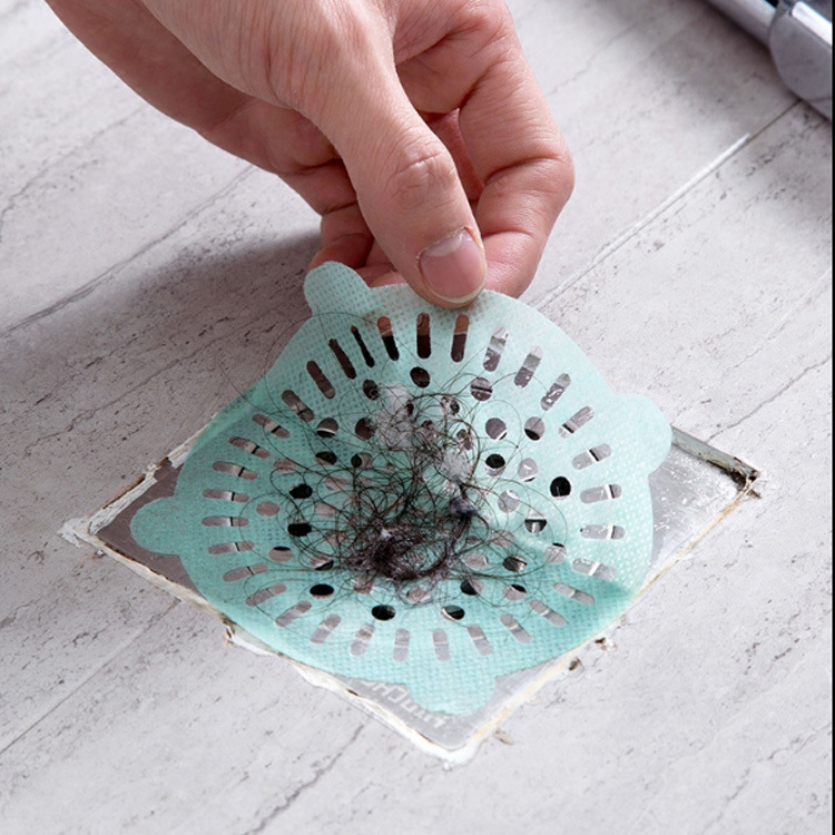 Miếng Dán Lọc Rác Chống Tắc Nghẽn Dùng Một Lần Thông Dụng Kích Thước 10CM * 10CM
