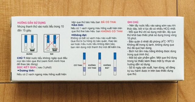 SET 2 QUE THỬ THAI QUICK TEST - CHÍNH XÁC ĐƠN GIẢN