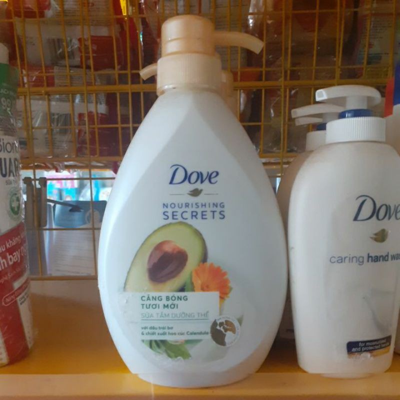 sữa tắm dưỡng thể Dove 530g căng bóng, tươi mới